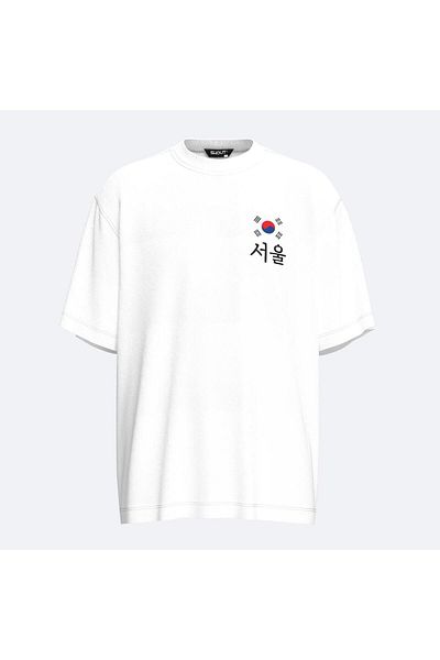 Shout Oversize South Korea Street Culture Unisex T-Shirt