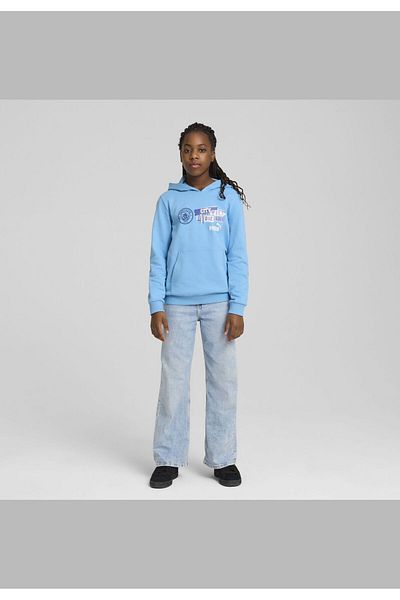 Puma Φούτερ με κουκούλα Manchester City Ftblnrgy Jr. Unisex