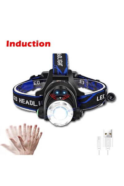 Choice مصباح أمامي LED قوي يعمل بالاستشعار ويستخدم بطارية قابلة لإعادة الشحن ...