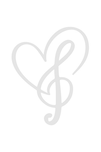 StoryGift Romania Sticker Eticheta 40CM Exterior pentru cei care iubesc muzica , Vinyl Alb, 40 cm