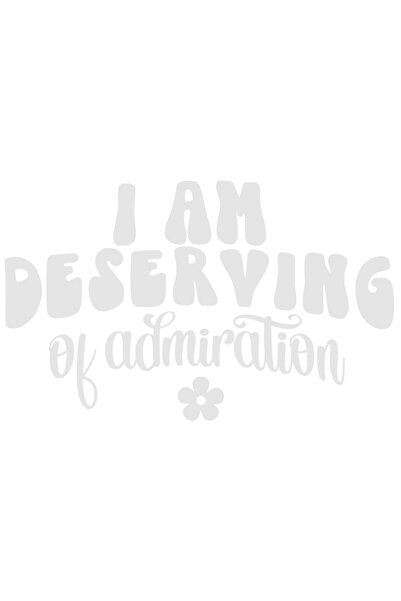 StoryGift Romania Sticker Adeziv 90CM Exterior cu floare si mesajul "I am des...