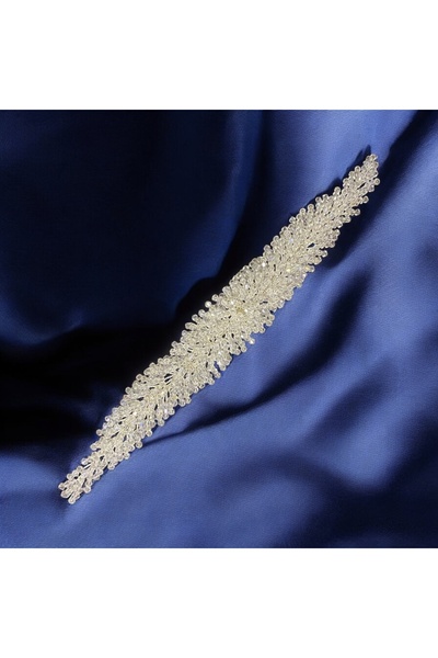 Simsimi Accessories Kristal Boncuklu Gelin-nişan-nikah-söz Saç Aksesuarı-tacı