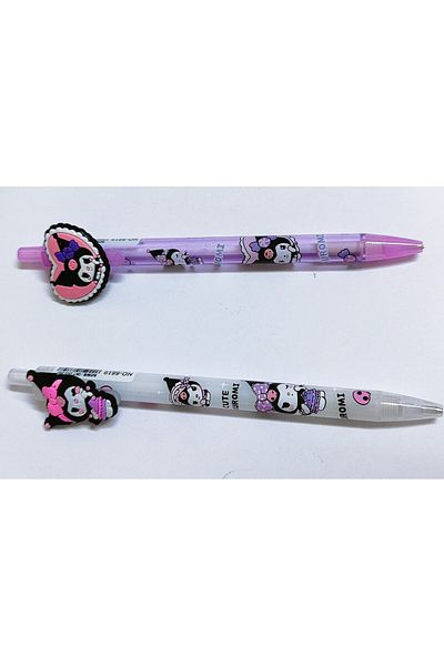 ada çanta kırtasiye Kuromi Figured 0.7 Tip Pencil (2 Pcs) Purple - White