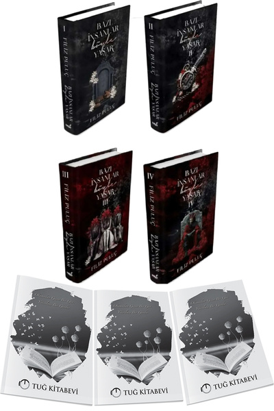 İndigo Kitap Bazı İnsanlar Böyle Yaşar Seti CİLTLİ 4 Kitap Filiz Puluç + Hedi...