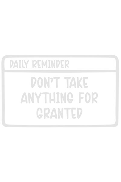 StoryGift Romania Sticker Exterior cu un sfat in engleza "Don't take anything...