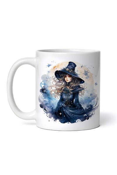 OEM Εξατομικευμένη λευκή κούπα, Ρομαντική Μάγισσα, INOVATIX®. 330ml