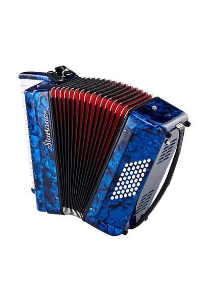 Startone Piano Accordion 48 Blue MKII
