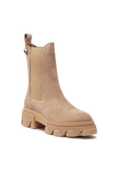Carinii Ghete Chelsea pentru femei B8465 naturale