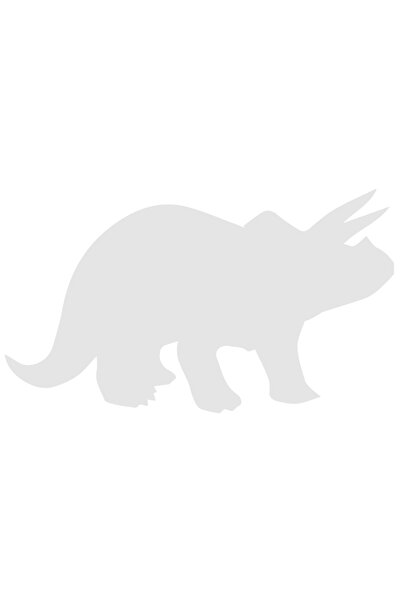 StoryGift Romania Sticker Autocolant 30CM Exterior cu un dinozaur - pentru copii , Vinyl Alb, 30 cm