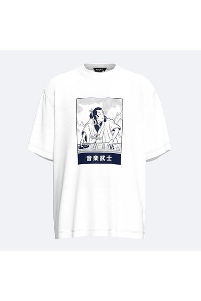 Shout Oversize Samurai Dj Unisex T-Shirt