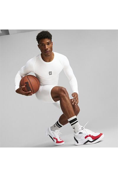 Puma Pánské basketbalové tričko Hoops Team s dlouhým rukávem
