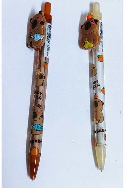 ada çanta kırtasiye Pencil with Capybara Figure 0.7 Mine (2 Pcs) Md2