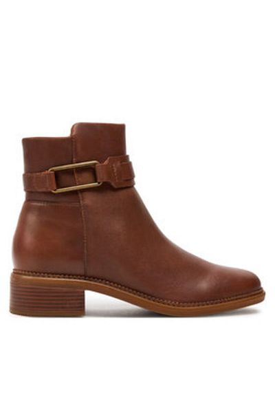 CLARKS women's ankle boots 26179643 brown
