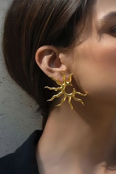 PREGIO Sun Figured Color Earrings Kp12