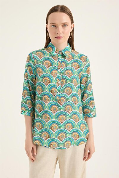 HomeStore Блузка з кольоровим візерунком