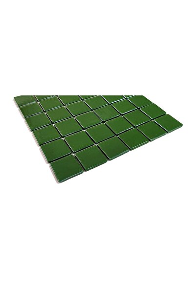 MozaiKristaL Tüm yüzeyler için 50x50cm. Yeşil, 31,5,5x31,5cm. Fileli Cam Mozaik. ( 5 File Karo=0,5m2 Fiyatıdır )