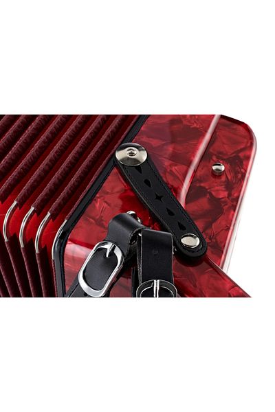 Startone Accordion Startone Piano Accordion 48 Red MKII