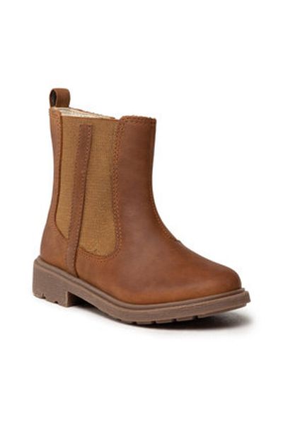 CLARKS girls' ankle boots 261541686 brown