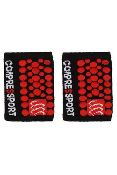 Compressport Set de brățări unisex WSTV2 negru