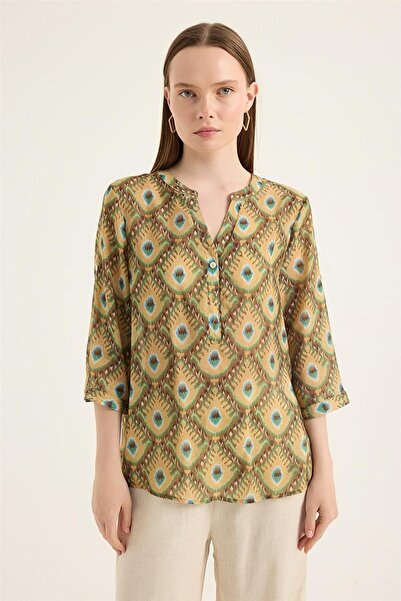 HomeStore Diamond Motif Blouse