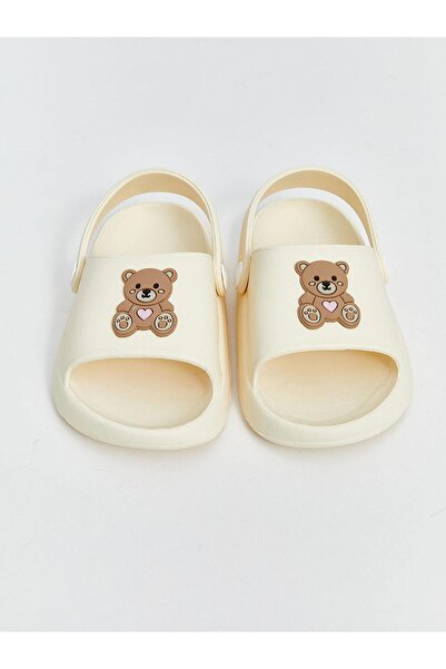 LC Waikiki Lcw Steps Bear Printed Baby Girl Slippers (S5)