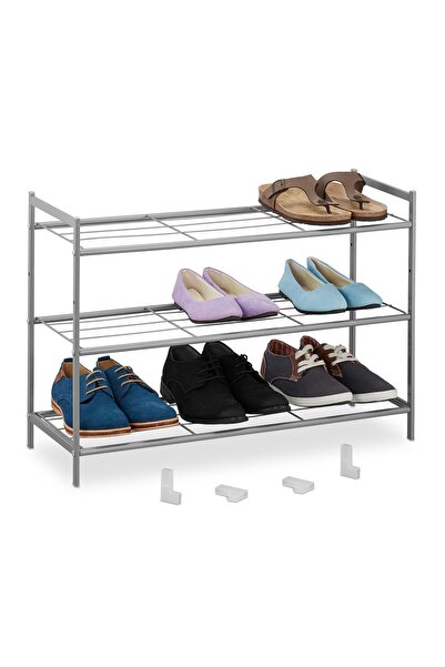 Relaxdays Suport pantofi cu 3 rafturi extensibile, Relaxdays, dimensiuni 50 x...