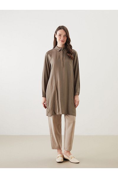 LC Waikiki Shirt Collar Women's Tunic