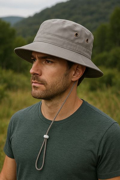 WOHOME Snap Fastener Cloth Fedora Hat Unisex Does Not Sweat
