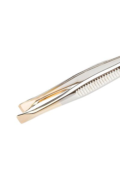 PREGIO Gold Tip Fine Detailed Stainless Tweezers