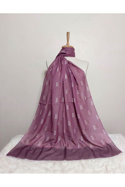 REMOMODA ŞAL ŞIFON CU MODEL 70 x 185 cm