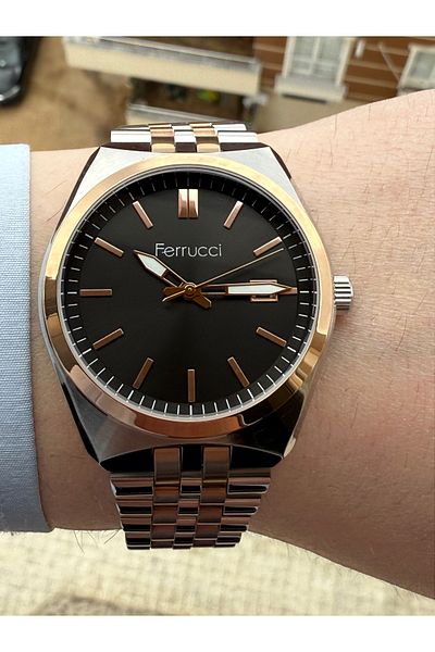 Ferrucci Steel Cord Waterproof Men's Wristwatch