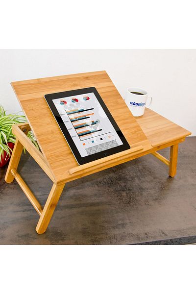 Relaxdays Multifunctional laptop stand table, breakfast tray, painting stand, RelaxDays, 24 x 55 x 33 cm
