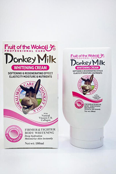 wokali Eşek Sütü Özlü Beyazlatıcı Krem 180 ml.