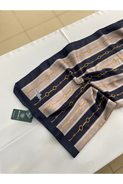 Bonjela Zincir Desen Pamuklu Soft Şal