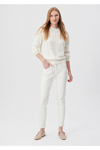 Mavi Ada M Girly Beyaz Kadın Jean Pantolon M1020581363