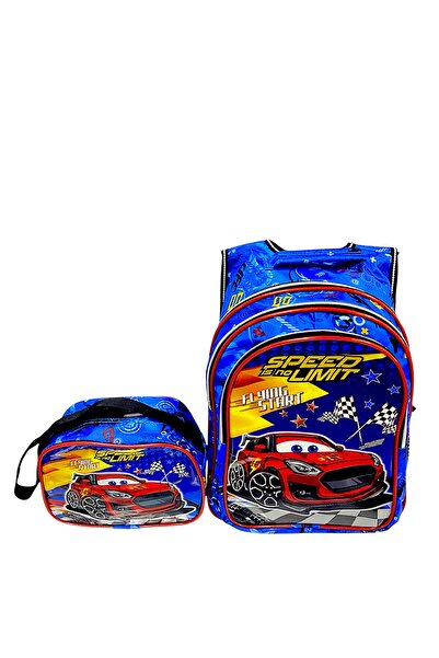 BURKAY PAZARLAMA Arabalı(Limit Yazılı) Yarasa Model Desenli Kumaş Lüks İlkoku...