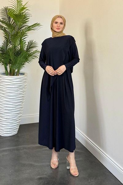 MERVEN AKYÜZ Κατάρι Σαντί Σετ Navy Blue