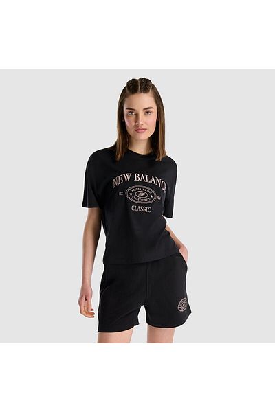 New Balance Wnt1508 Black Women's T-Shirt