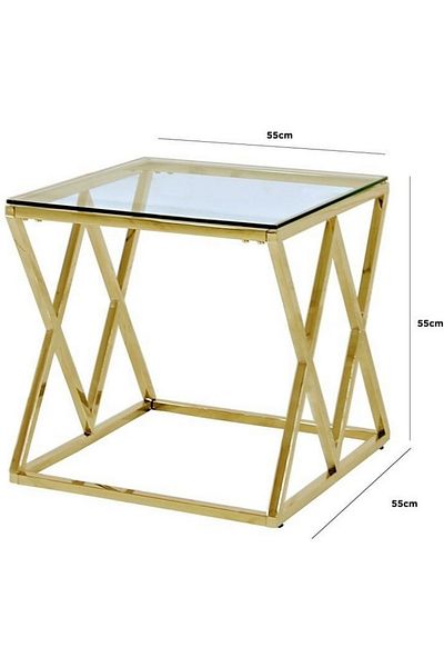 private house Gold Corner Service Table