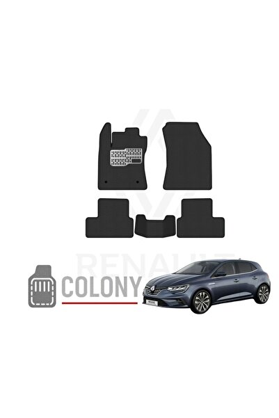 COLONY Renault Megane 4 Hatchback Hücreli Premium Eva Paspas Seti Tam Set Pas...