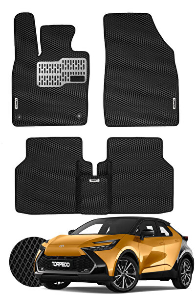 TORPEDO Toyota CHR 2024 ve Sonrası Uyumlu Hücreli Premium Eva Paspas Seti Tam...