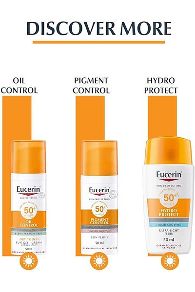BRONZENET Eucerin Sun Control Cream SPF 50 50ml All Skin Types SPF