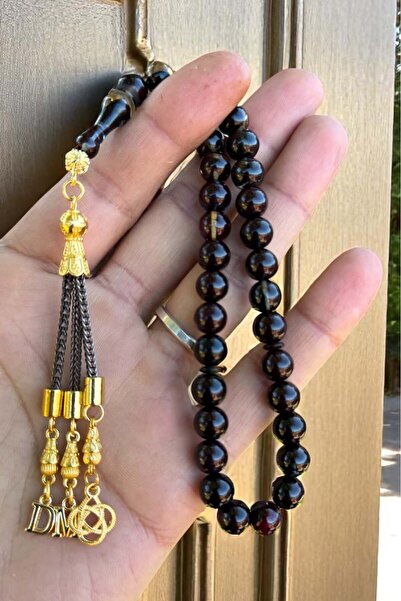 Atolyezone Sertifikalı Sıkma Ateş Kehribar Tesbih Hediyelik Harfli, İsimli Tespih Kutu Yazılı Babalar Günü