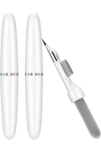 Generic 2PCS Bluetooth Earbuds Cleaning Pen,Headphones Cleaning Tool Multi-Function Cleaner Kit
