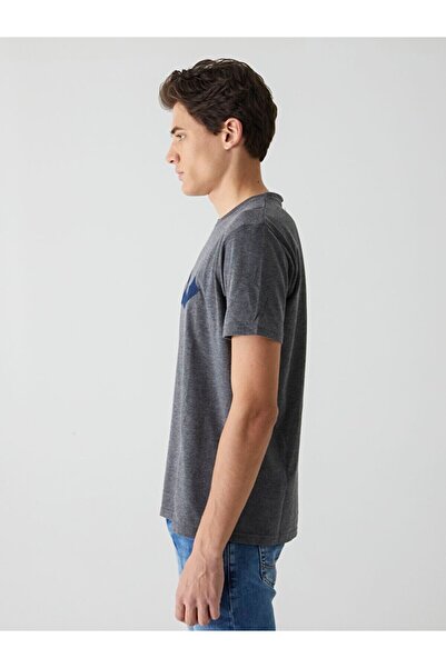 Ltb Велосипедна комір з логотипом, антрацитова футболка