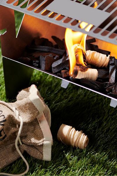 Tchibo Coal Lighters For The Grill, Tan