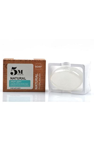 Beauty Natural soap enriched with cedar and chamomile extracts