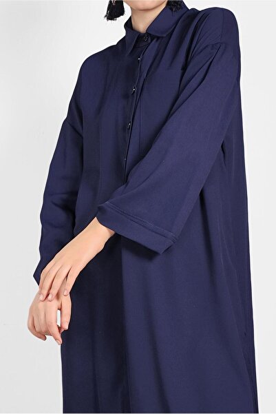 Alvina 4458 Model Asymmetric Cut Tunic