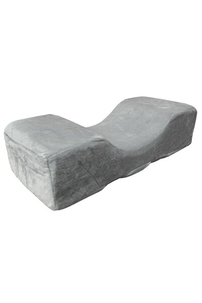 Choice1 وسادة رموش من إسفنج الذاكرة رمادية اللون، قطعة واحدة، حامل تمديد الرموش، حامل تطعيم الرموش مع جيب احترافي