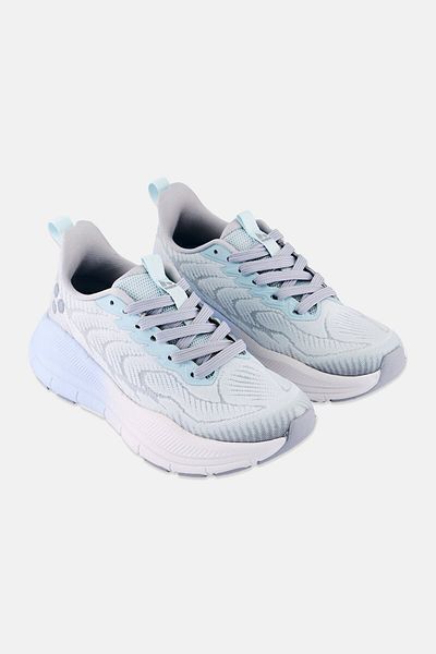 RBX Women Brand Logo Lace Up Training Shoes, Light Blue